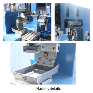 פנאומטי 1 צבע קטן לתינוק מוצץ מכונת הדפסה קטנה בקבוק חלקי פלסטיק עטים צעצועים מכונות טמפוגרפיה - Product Image 4