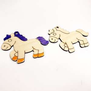 Cadeaux promotionnels, cadeaux d'affaires, porte-clés uniques en bois contreplaqué Pomy - Product Image 1