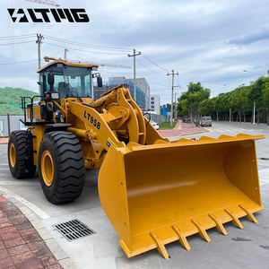 รถตักล้อยางพร้อมบุ้งกี๋ ราคาโรงงาน เครื่องจักรสำหรับขนหิน บุ้งกี๋ความจุสูง มาตรฐาน CE รับน้ำหนัก 5000 กก. 5 ตัน 6 ตัน 7 ตัน - Product Image 3