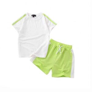 Ensemble de survêtement personnalisé avec logo, short de sport pour homme, ensemble de short de jogging 100% coton, t-shirt, costume d'été - Product Image 2