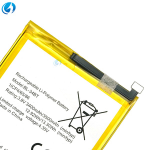 Аккумулятор <span class=keywords><strong>BL</strong></span>-34BT для мобильного телефона, оригинальный литий-ионный полимерный, сменный, для Tecno KA7 - Product Image 4