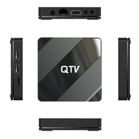 Vente chaude QTV H616 Android 10 décodeur pour IPTV et pour Stalker résolution 4K pour X96 Mini modèle 64 Go ROM processeur Quad Core