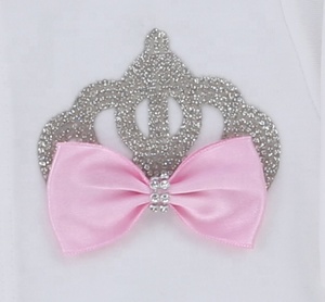 3 Pieces Pink 100% Cotton Fabric Knitted Wholesale Custom Long Sleeve Bamboo Bubble Winter Baby <b>Clothes</b> Romper Girls Summer - Product Image 6