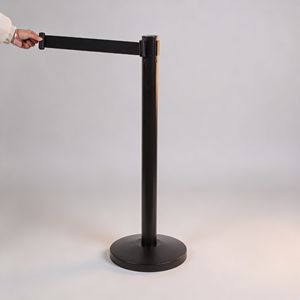 Separador <span class=keywords><strong>de</strong></span> Filas Moderno con Poste <span class=keywords><strong>de</strong></span> Acero Inoxidable <span class=keywords><strong>de</strong></span> 63 mm y Base Recubierta <span class=keywords><strong>de</strong></span> Acero Inoxidable para Comercios y Eventos - Product Image 1