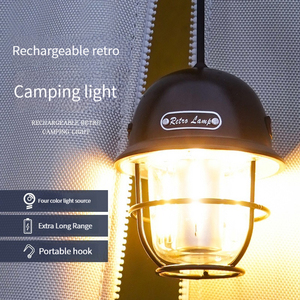 Outdoor <b>Camping</b> <b>Camping</b> Lights Tent Lights Rechargeable Retro Portable Hookable Super Long Battery Life - Product Image 6