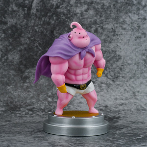 Offre Spéciale dessin animé <span class=keywords><strong>rose</strong></span> monstre Anime Figure 15.5cm PVC Action poupée énorme graisse Majin Buu Muscle Ver. pour collectionneurs pour jouets d'affichage - Product Image 4