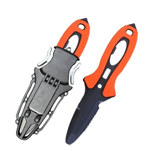 Cuchillo de Rescate Multifuncional Portátil Personalizado de Acero Inoxidable con Mango de Goma y Clip para Cinturón No Ajustable, para Camping, Bricolaje, OEM/ODM - Product Image 1