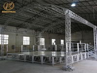 Arco de Aluminio para Iluminación Musical, Estructura de Iluminación para Conciertos, Techo de Arco para Eventos