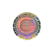 Chine Manufacture Autocollant Adhésif Personnalisé PVC Autocollants de Sécurité avec Caractéristique Holographique Finition Stratifié Brillant Prix Usine