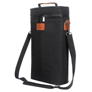 2 Bottle Wine Carrier Bag Tote Insulated Champagne Tote Bag Gift Picnic Wine Cooler Bag - Product Image 3