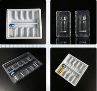 Boîte d'emballage en blister écologique de qualité alimentaire, plateau en plastique personnalisé pour flacon en verre de 3 ml, 5 ml, 10 ml