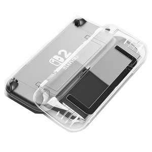 SYYTECH funda protectora <span class=keywords><strong>de</strong></span> cristal para almacenamiento <span class=keywords><strong>de</strong></span> tarjetas <span class=keywords><strong>de</strong></span> juego <span class=keywords><strong>de</strong></span> TPU <span class=keywords><strong>de</strong></span> una pieza para NS <span class=keywords><strong>Nintendo</strong></span> <span class=keywords><strong>Switch</strong></span> 2 V2 consola Shell funda protectora transparente - Product Image 4