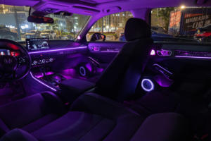 Luces LED Interiores Mejoradas SJC para Honda Civic 11ª Generación 2022-2025, Cubierta de Altavoz, Luz Ambiental, 64 Colores, Efecto Arcoíris - Product Image 2