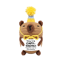 Yuhongtoys Animaux au crochet faits à la main pour le soutien émotionnel Pépites en peluche Capybara positif Jour d'anniversaire Cadeaux inspirants