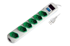 Prise <span class=keywords><strong>de</strong></span> courant Multisocket Extension 10A 250V ~ com interrupteur <span class=keywords><strong>de</strong></span> ligar/desligar Com fusivel da protection Multi-socket - Product Image 3