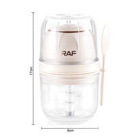 Robot culinaire rechargeable USB 40W avec bol de 300 ml et ensemble de trois lames pour la préparation de la nourriture pour bébé à la maison R.15000