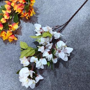 Bougainvillier artificiel en soie à 3 branches bon marché pour la décoration de mariage, la décoration de la maison - Product Image 6