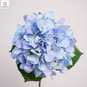 <span class=keywords><strong>Hortensia</strong></span> artificielle à tige unique de haute qualité, toucher réaliste, revêtement en latex, grande fleur d'<span class=keywords><strong>hortensia</strong></span> pour la décoration de mariage - Product Image 2