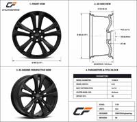 Jantes forgées rétro CF JDM 18 19 20 pouces 5x100 5x112 PCD compatibles avec Toyota Supra A90 A80 GR86 BRZ personnalisées