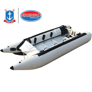 Catamarán Inflable de Alta Velocidad para 10 Personas, Modelo <span class=keywords><strong>Thundercat</strong></span> ZBC410, Ideal para Carreras y Paseos, Gran Venta 2025 - Product Image 3