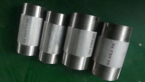 Produttore 304 316 tubo in acciaio inox nipplo barrel nipple thread raccordo per tubo nipplo lucidato - Product Image 5