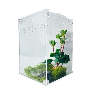 Boîte de terrarium en acrylique personnalisée haute transparence pour l'élevage et l'exposition des <span class=keywords><strong>reptiles</strong></span> - Product Image 3