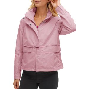 Veste courte zippée pour femme, légère, à capuche, coupe-vent, avec poches, pour activités de plein air - Product Image 2