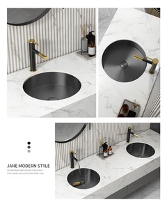 High Quality Luxury SUS304 Basin Tap <strong>Bathroom</strong> Bath <strong>Undermount</strong> <strong>Sink</strong> Wash Basin <strong>Sink</strong> - Product Image 2