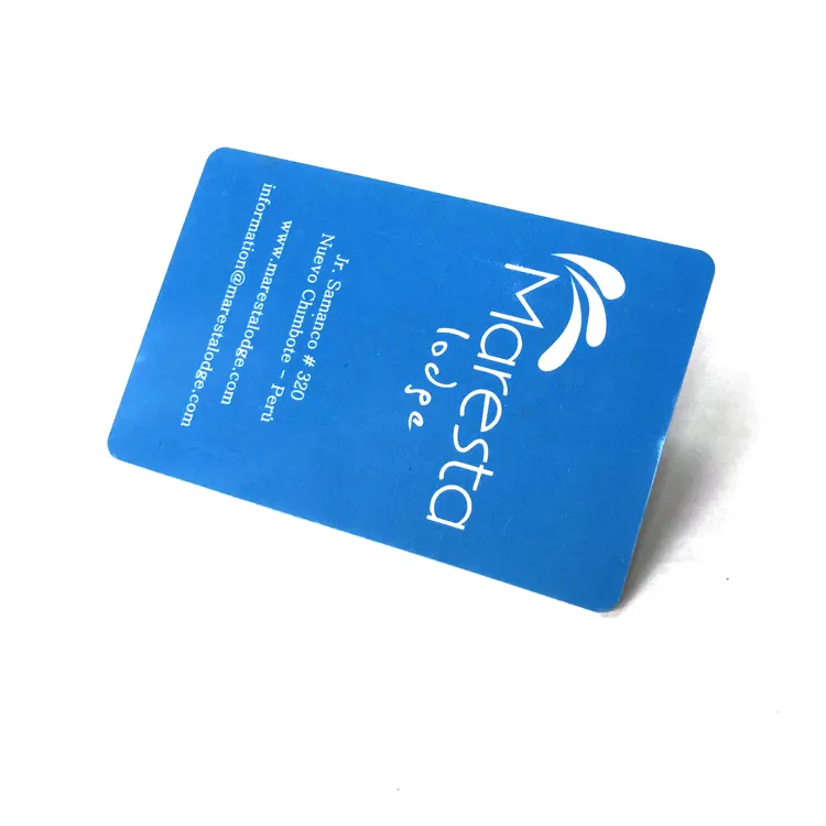 Carte à puce RFID imprimée personnalisée de haute qualité Carte NFC à puce intelligente en plastique PVC sans contact