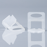 Clips et cales de système de nivellement d'entretoise de carrelage en plastique de 0.5mm pour l'usine de systèmes de nivellement d'entretoise de carrelage