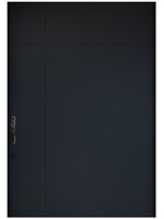 Porte de Villa Double Antidéflagrante en Aluminium Coulé, Design Postmoderne, Système de Pont Thermique, Porte à Axe Central Décalé