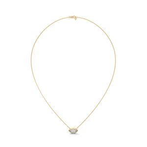 จี้ทองเครื่องประดับเพชรที่ปลูกในแล็บคลาสสิกพร้อมพื้นผิวที่สดใสออกแบบมาเพื่อเพิ่มความสง่างามในชีวิตประจำวันและรูปลักษณ์ที่เป็นทางการ - Product Image 3