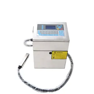 Kontinuierliche CIJ Mfg Exp Date Drucker maschine Automatische Online-Tinten strahl druckmaschine Chargen nummer Tinten strahl codier maschine auf Röhre