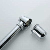 Vente en gros d'appareils sanitaires au design moderne de vidange d'évier en zinc chromé siphon de lavabo tuyau d'évacuation bouteille de vidange siphon