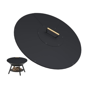 Coperchio Personalizzato per Braciere da 42 Pollici, Copertura Rotonda per Caminetto Esterno, Protegge dai Scintille e Spegne il Fuoco - Product Image 6