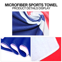 Serviette de sport personnalisée écologique, haute qualité, épaisse, respirante, légère, séchage rapide, absorbante, en microfibre