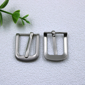 Fibbia di lusso in lega di zinco argento fibbia singola 15mm 20mm 25mm 30mm fibbia per cintura in metallo per cinturino borse in pelle cintura - Product Image 4