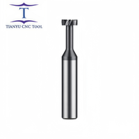 Fresa de ranurado de carburo de tungsteno de 4-16 mm, brocas de router de 4/6 filos, herramienta CNC de alta precisión, cortador de fresado en T, OEM/ODM