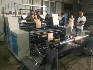 Alta velocidad automática Horizontal Vertical rollo de cinta BOPP cinturón película de papel <span class=keywords><strong>corte</strong></span> y rebobinado de la máquina - Product Image 6