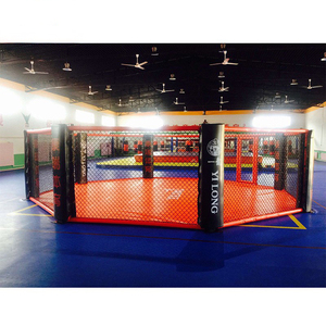 <span class=keywords><strong>Cage</strong></span> de <span class=keywords><strong>MMA</strong></span> professionnelle portable 6x6 avec rembourrage personnalisé, poteaux, clôture octogonale, compétition, acier inoxydable, <span class=keywords><strong>gonflable</strong></span>, meilleure qualité - Product Image 2