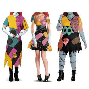 Nouvel arrivage Robe d'Halloween d'<span class=keywords><strong>horreur</strong></span> Couleur cauchemar Costume de <span class=keywords><strong>film</strong></span> de Noël Robe Cosplay Sally - Product Image 1