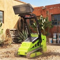 Chargeuse compacte sur chenilles ST1000, moteur Kubota 17,5 kW, mini-chargeuse sur chenilles, capacité de charge nominale de 1200 lb, mini-chargeuse de construction personnalisée