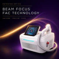 Épilateur laser à diode 808 nm, machine d'épilation au laser portable, dermatologie, épilateur facial, machine de spa