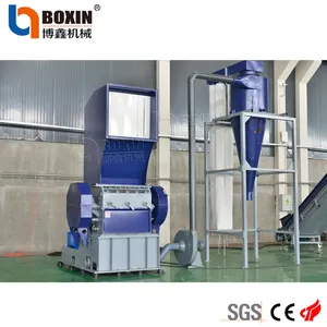 Plastic Crusher Machine Hoge Kwaliteit China Nieuwe Ontwerp Enkele As Afval Plastic Crusher Set Voor Plastic Recycling