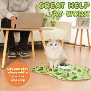 Stuzzicante piuma giocattolo per i gatti con la bacchetta a LED ricaricabile motore silenzioso masticare il Mouse Kicker per il gioco dei gattini - Product Image 6