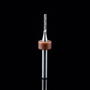 Fraise à queue de poisson en carbure pour circuits imprimés, 2 dents, pour outils de gravure de circuits - Product Image 4