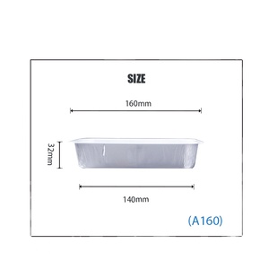 Conteneur de nourriture/vaisselle jetable en aluminium de 350ml pour avion de ligne comme plateau de fruits - Product Image 6