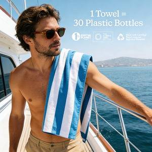 Beach <strong>Towels</strong> Custom Design Microfiber Xl Good Quality Plain Swim Recycled Plastic <strong>Dock</strong> and <strong>Bay</strong> Stripe Beach <strong>Towels</strong> for Sea - Product Image 6