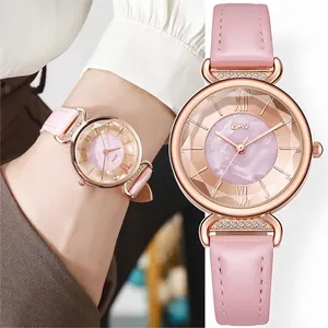 Fahion-Reloj de pulsera de cuarzo con logotipo personalizado para mujer, pulsera de lujo minimalista de fábrica