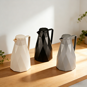 Nouvelle Thermos de Luxe Grande Capacité Thermos Théière Carafe à Café sous Vide Doublure en Verre 1 Litre Sans BPA PP Double Paroi Thermos - Product Image 2